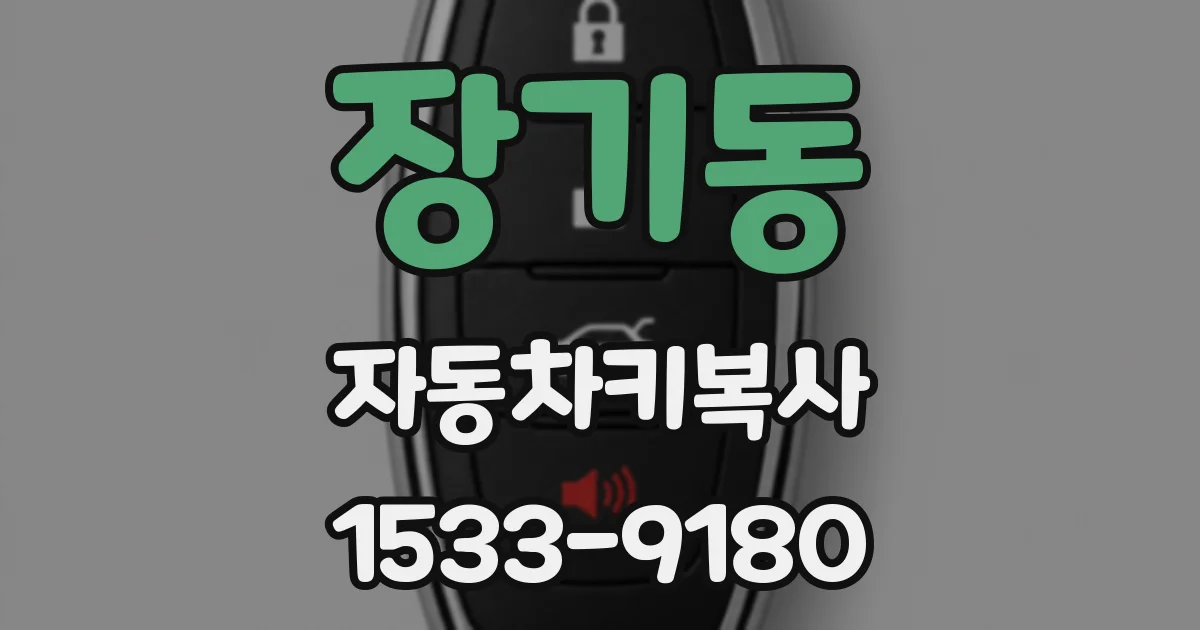 장기동 자동차키복사
