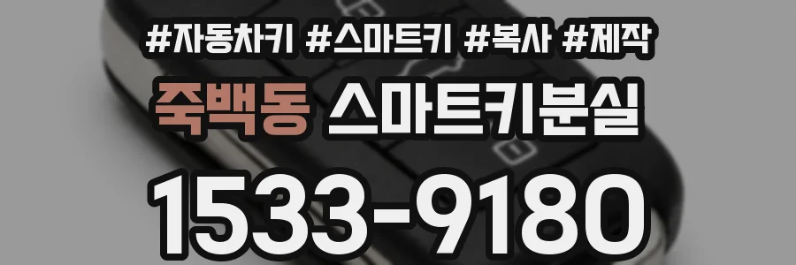 죽백동 스마트키분실