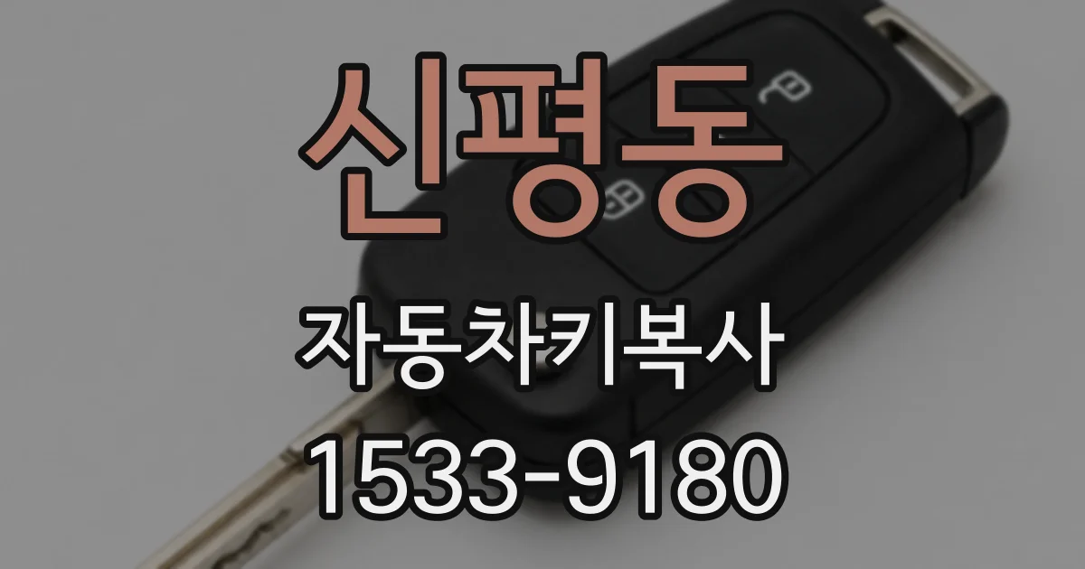 신평동 자동차키복사