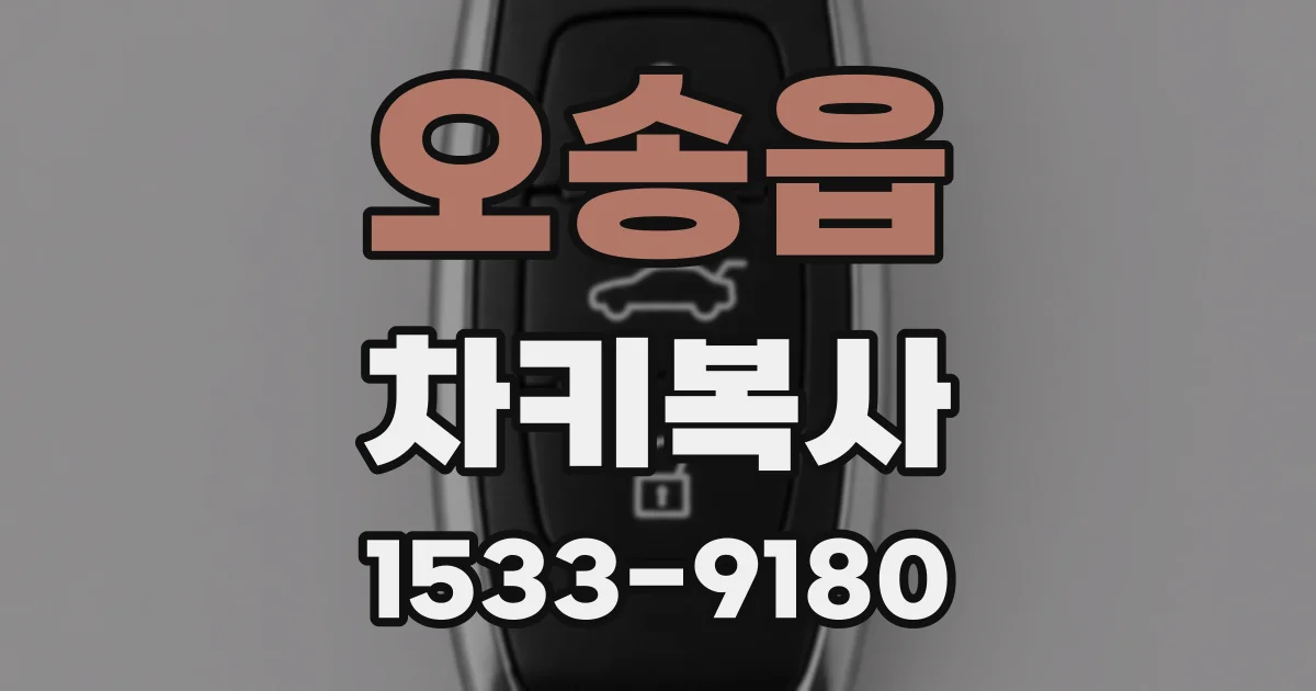 오송읍 차키복사