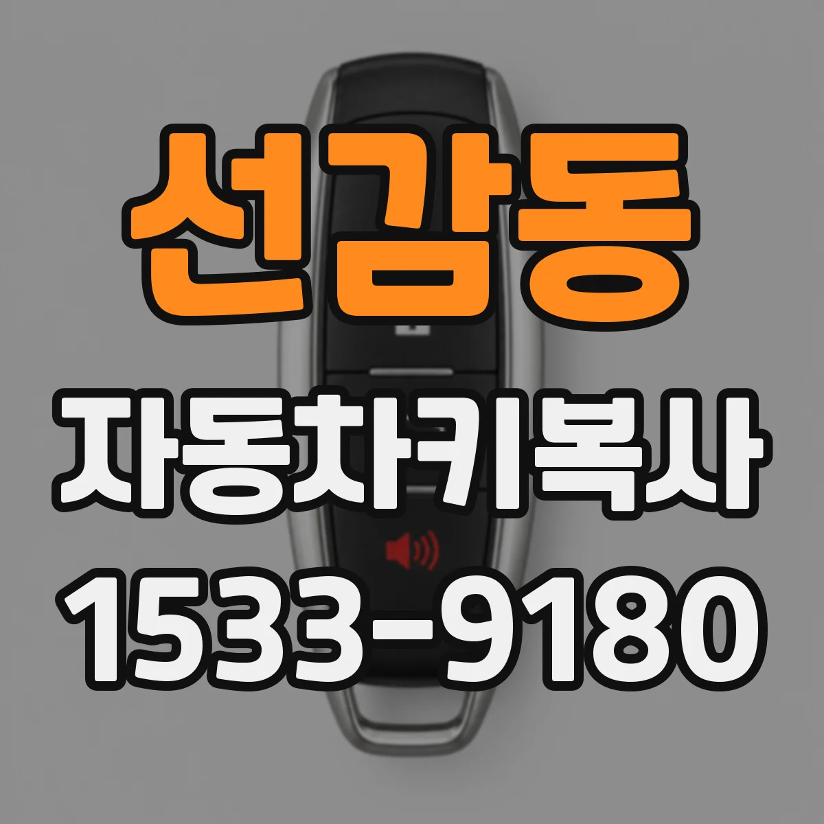 선감동 자동차키복사