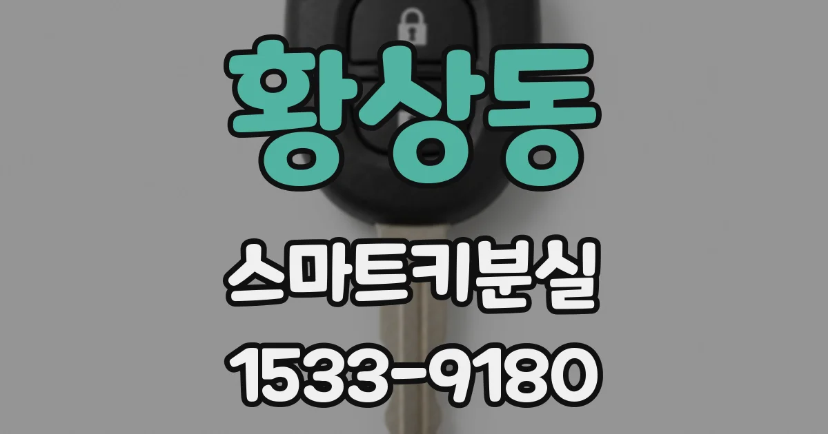 황상동 스마트키분실