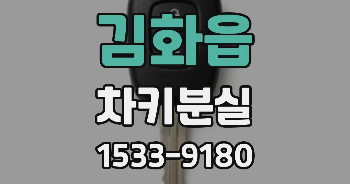 김화읍 차키분실