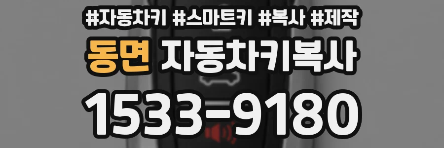 동면 자동차키복사