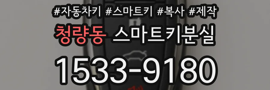 청량동 스마트키분실
