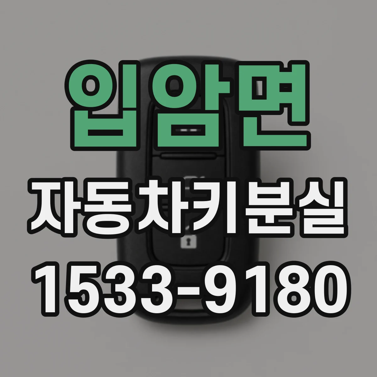 입암면 자동차키분실