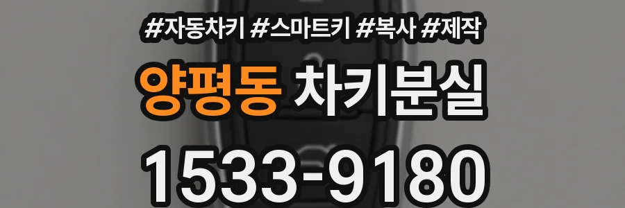 양평동 차키분실