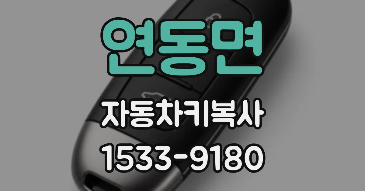 연동면 자동차키복사