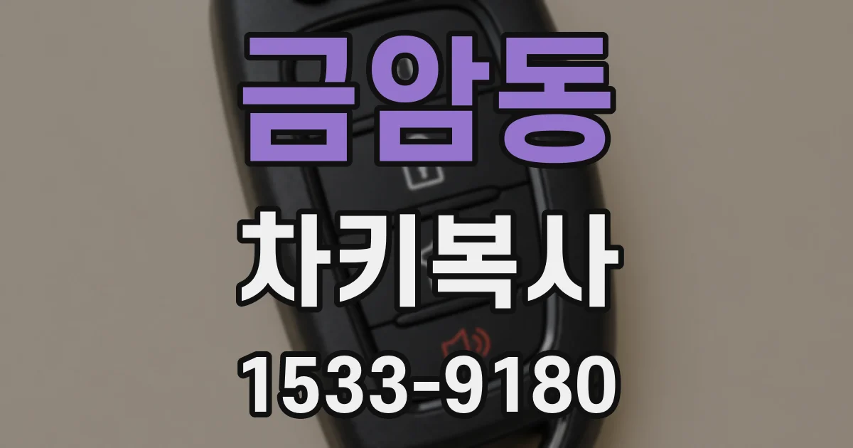 금암동 차키복사