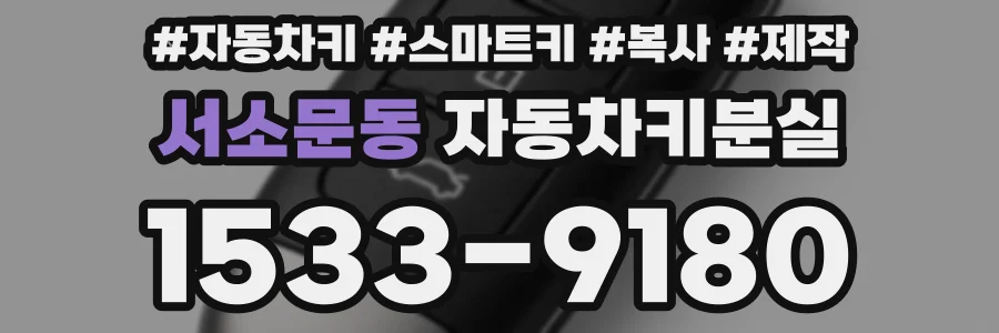 서소문동 자동차키분실