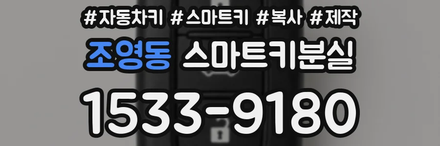 조영동 스마트키분실