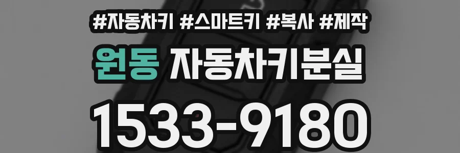 원동 자동차키분실