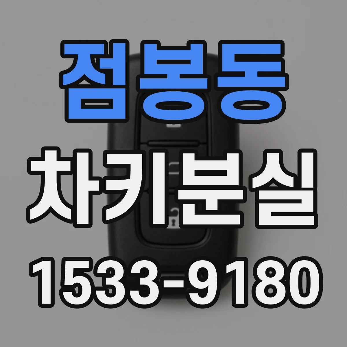 점봉동 차키분실
