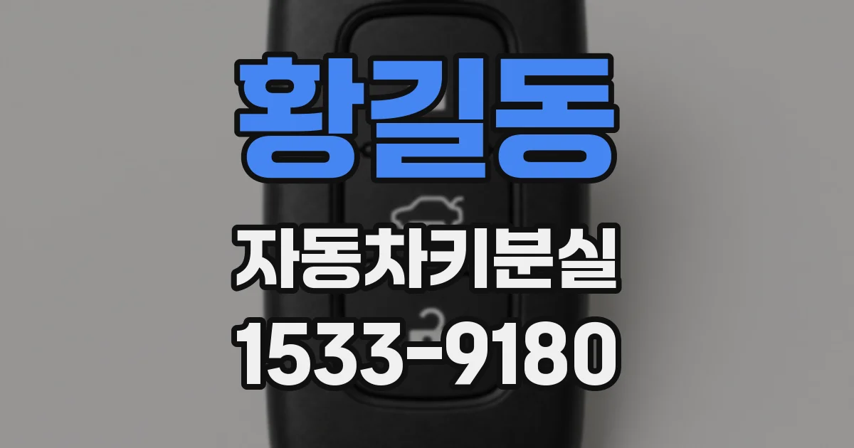 황길동 자동차키분실