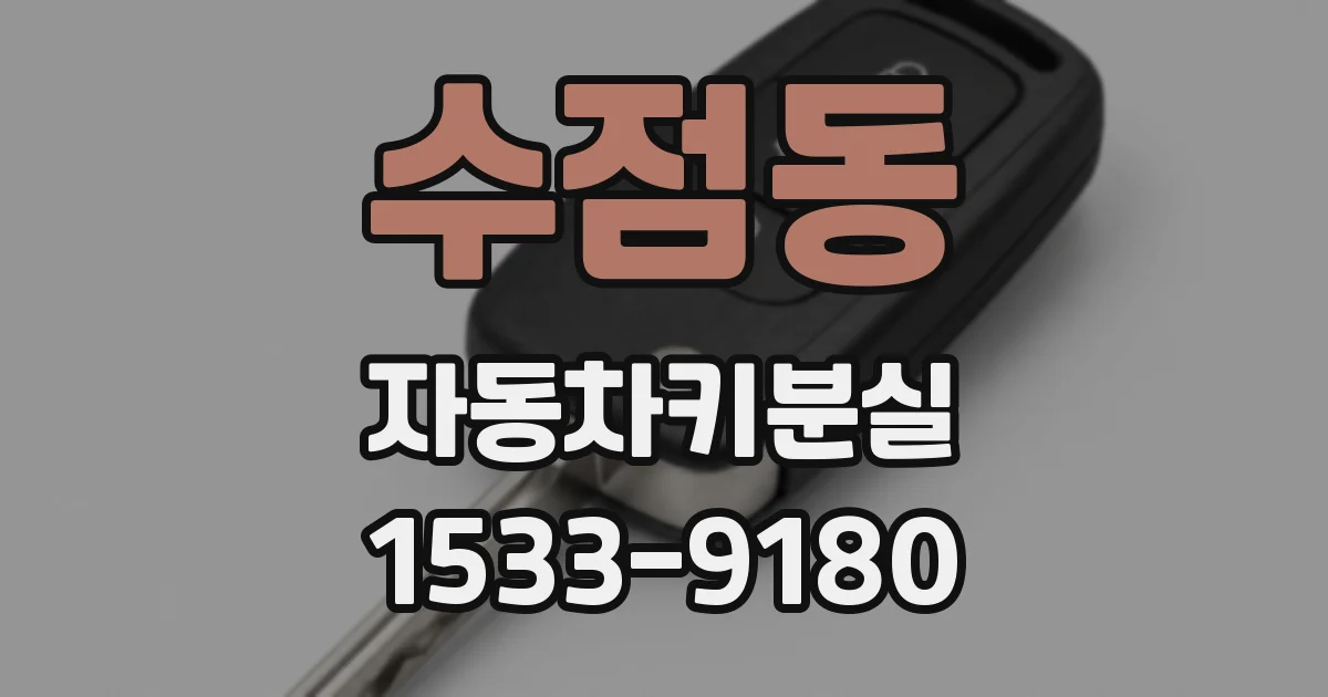 수점동 자동차키분실