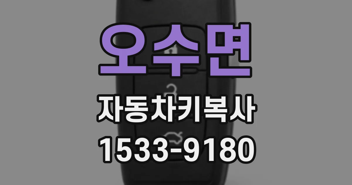 오수면 자동차키복사