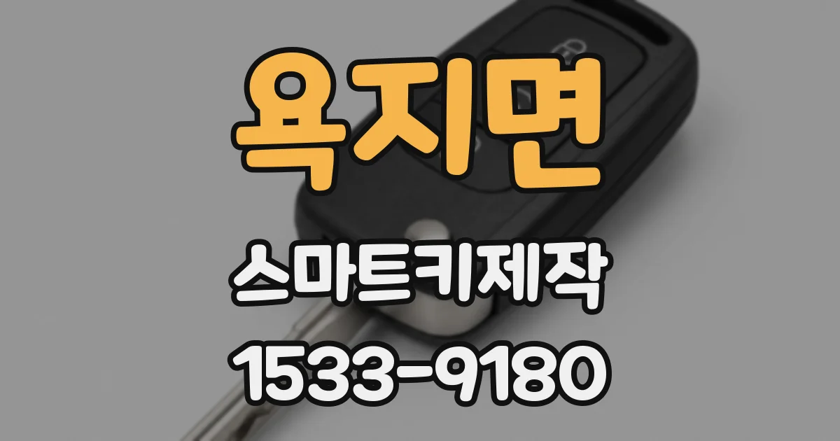 욕지면 스마트키제작