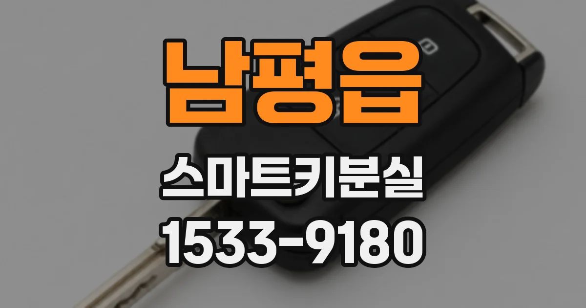 남평읍 스마트키분실