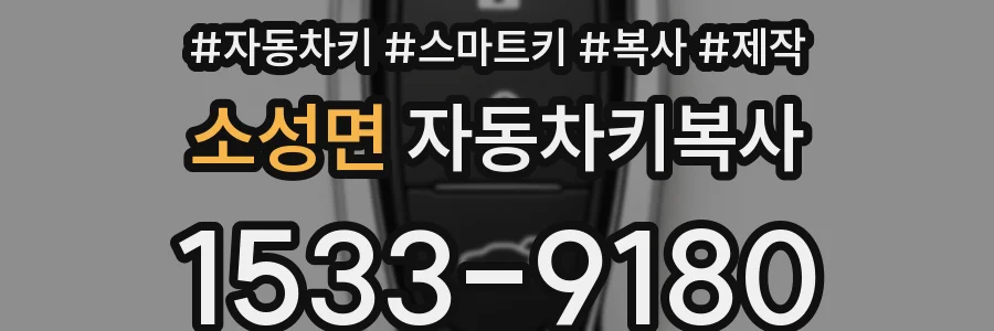 소성면 자동차키복사