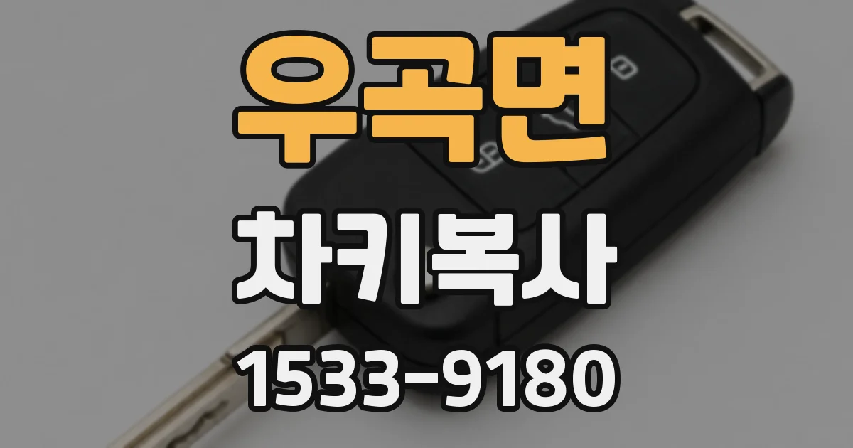 우곡면 차키복사