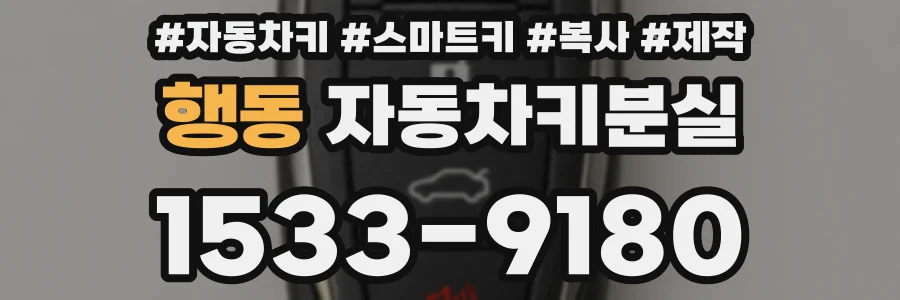 행동 자동차키분실