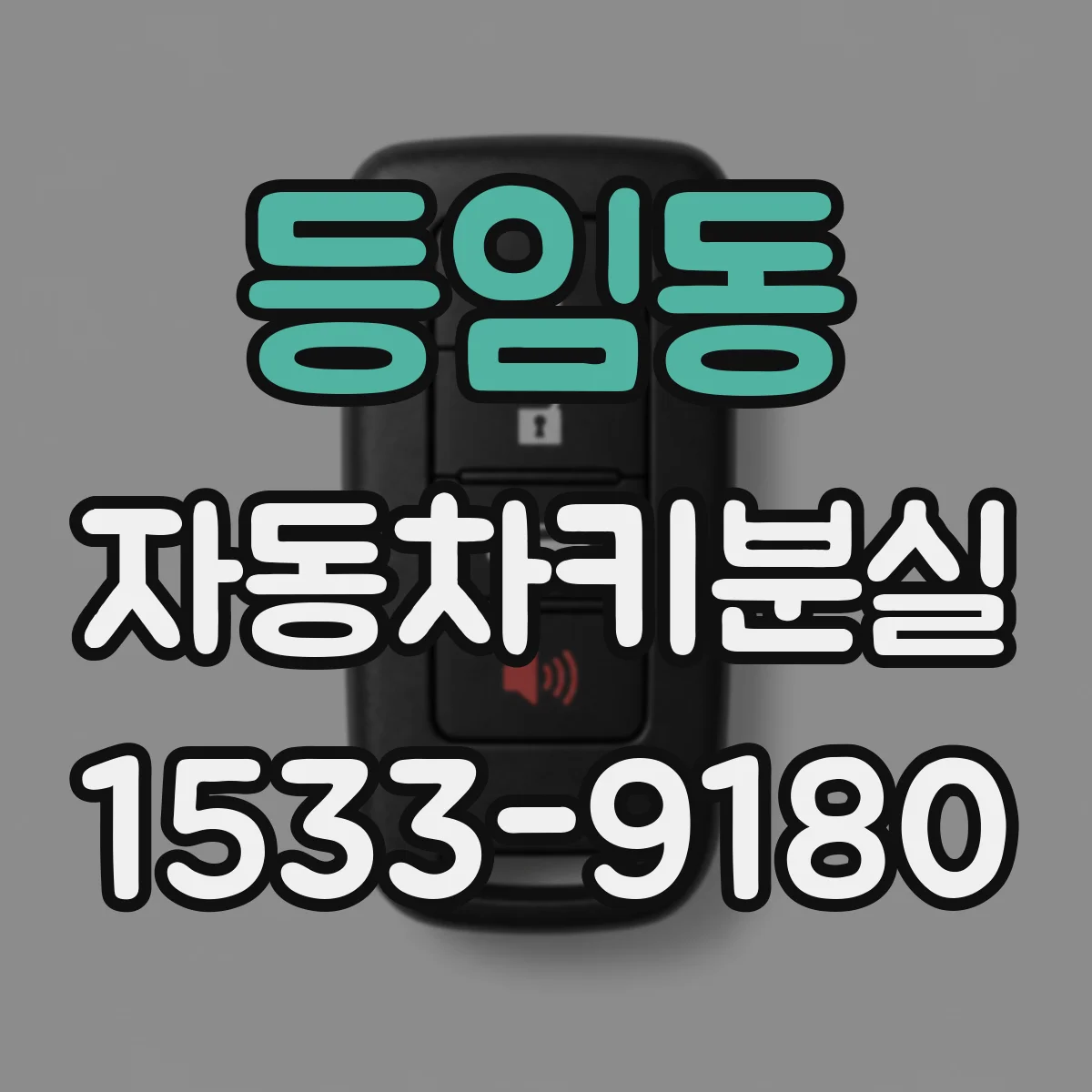 등임동 자동차키분실