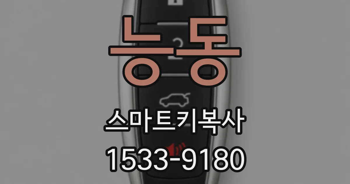능동 스마트키복사
