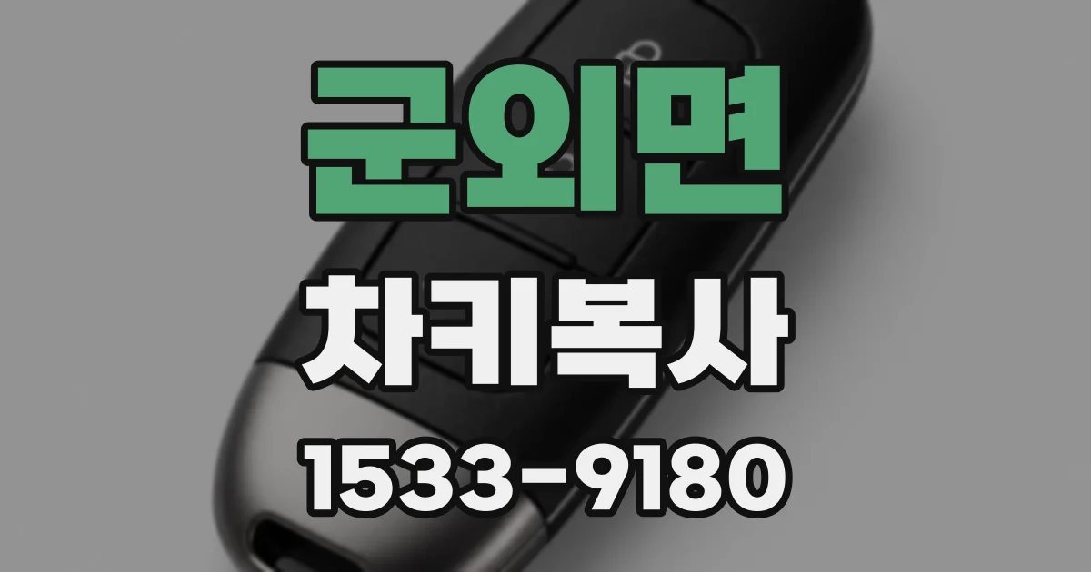 군외면 차키복사