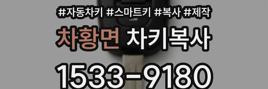 차황면 차키복사
