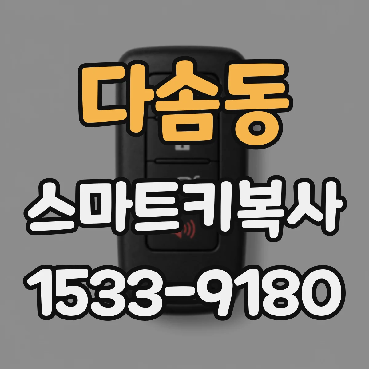 다솜동 스마트키복사