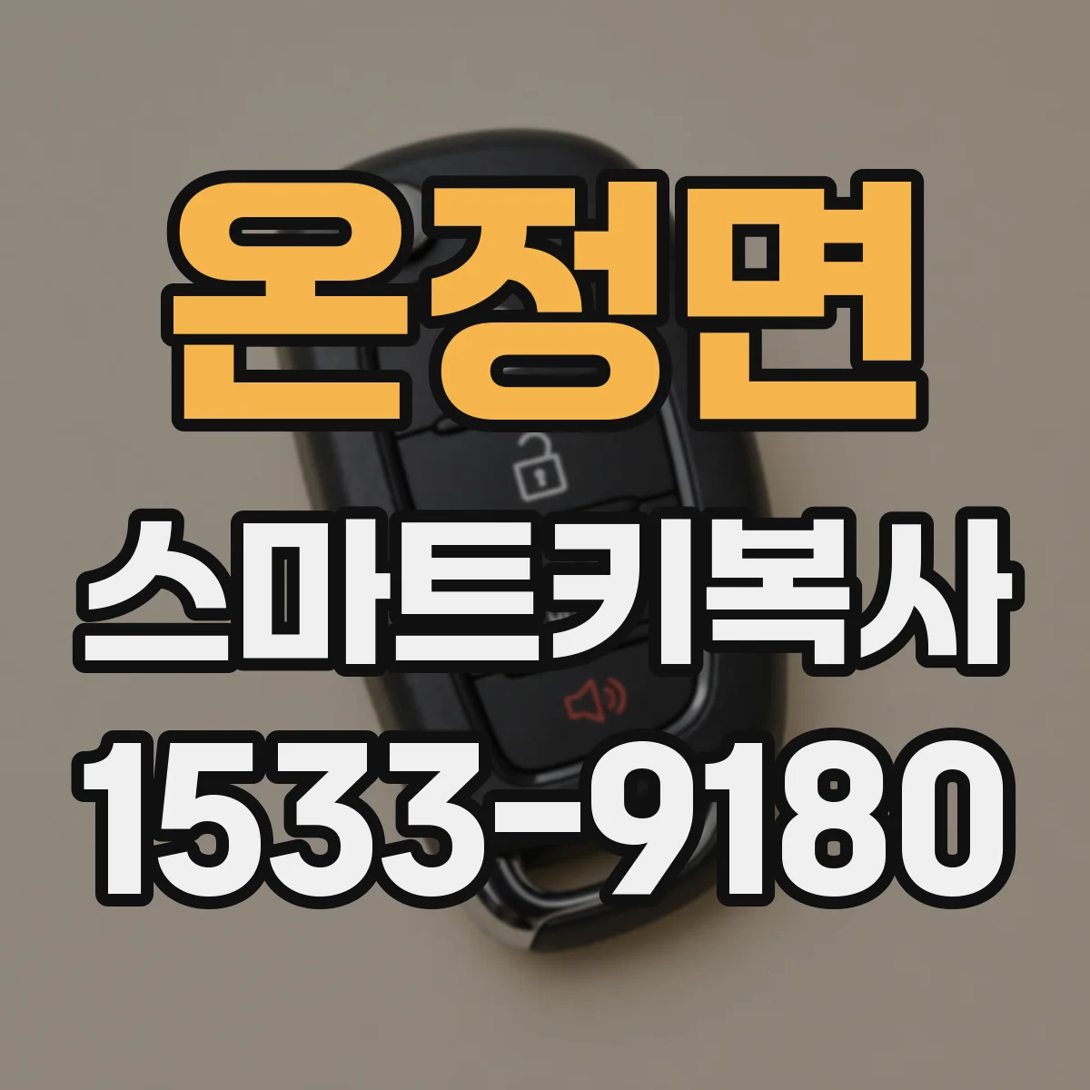온정면 스마트키복사