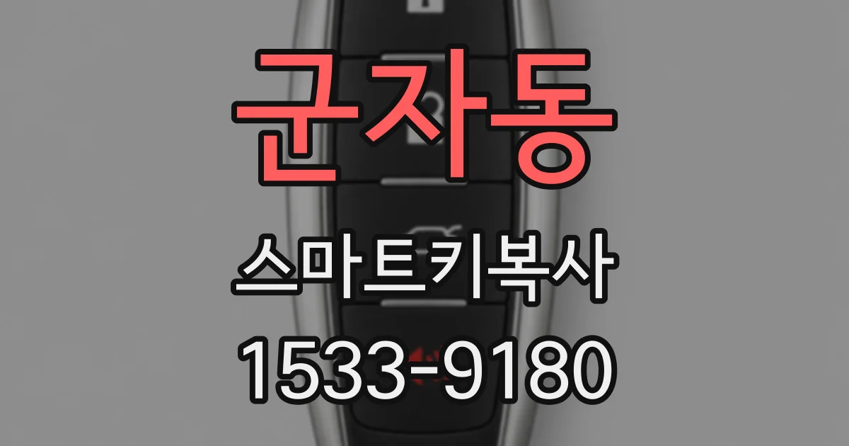 군자동 스마트키복사