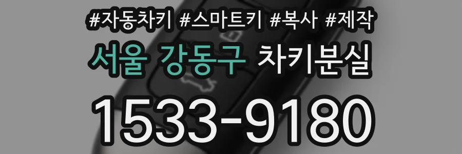 서울 강동구 차키분실