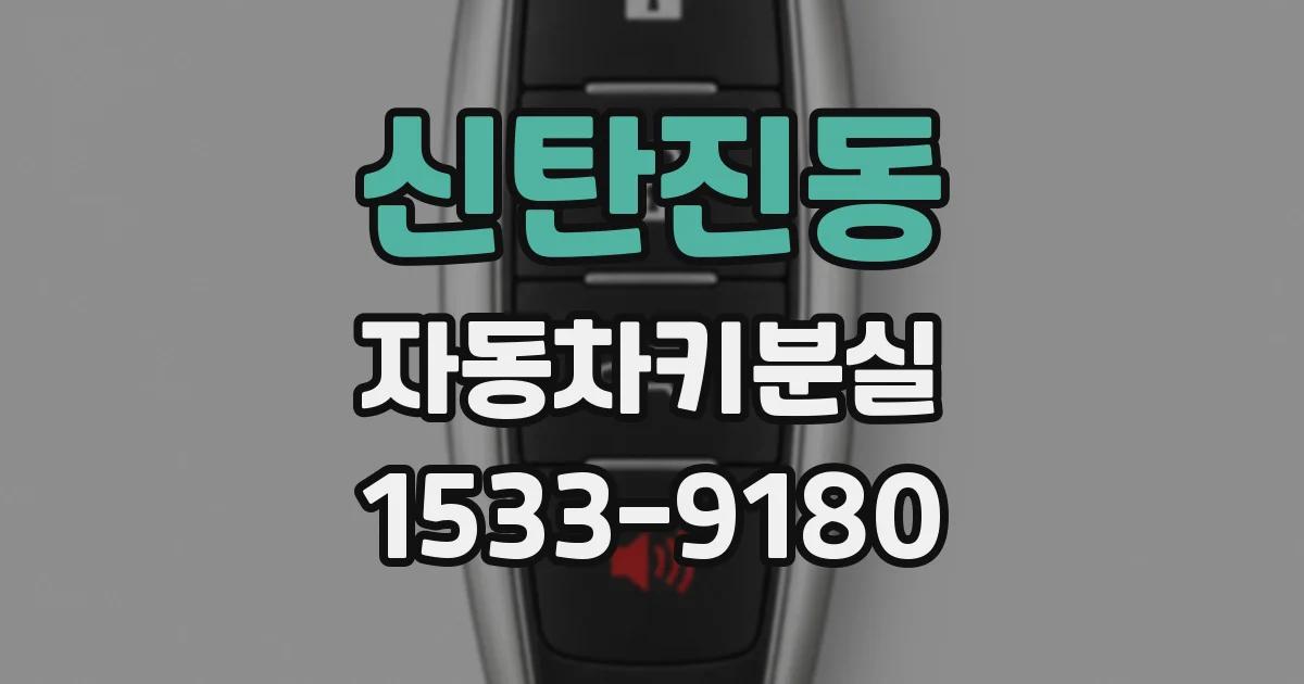 신탄진동 자동차키분실