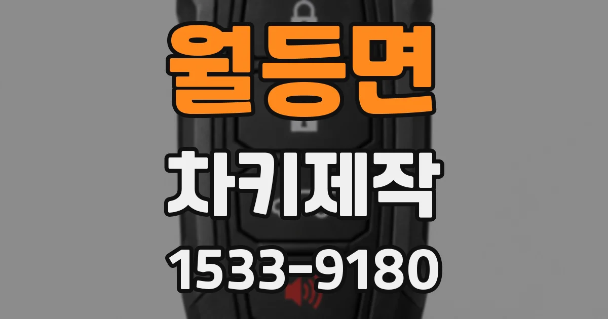 월등면 차키제작