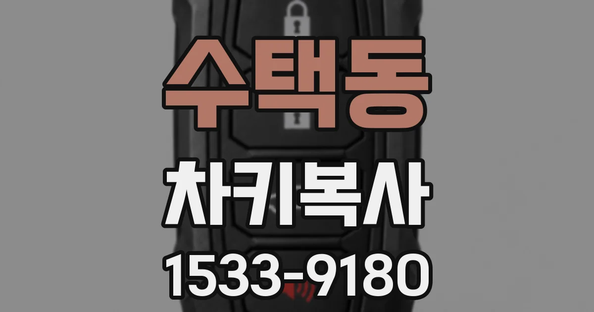 수택동 차키복사