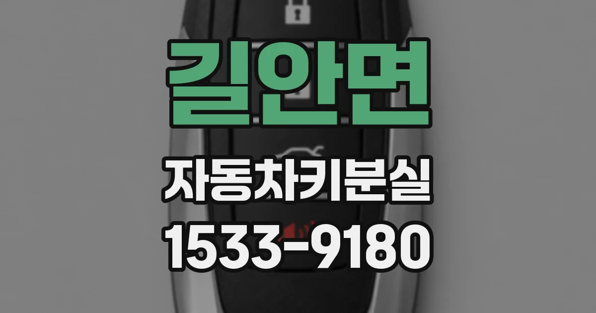 길안면 자동차키분실
