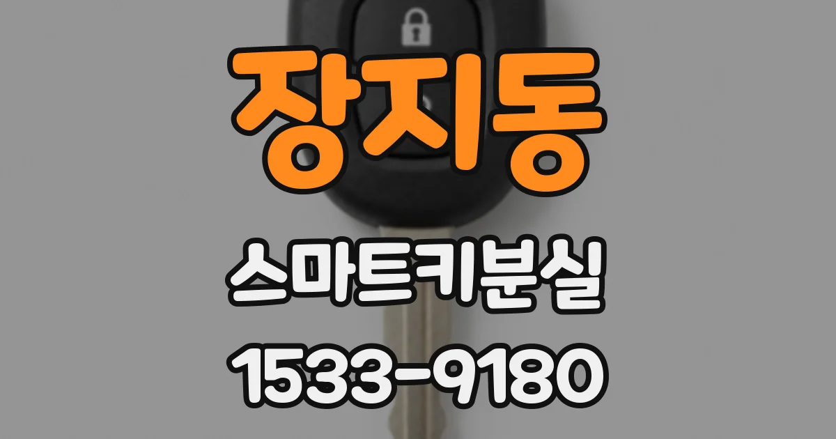 장지동 스마트키분실