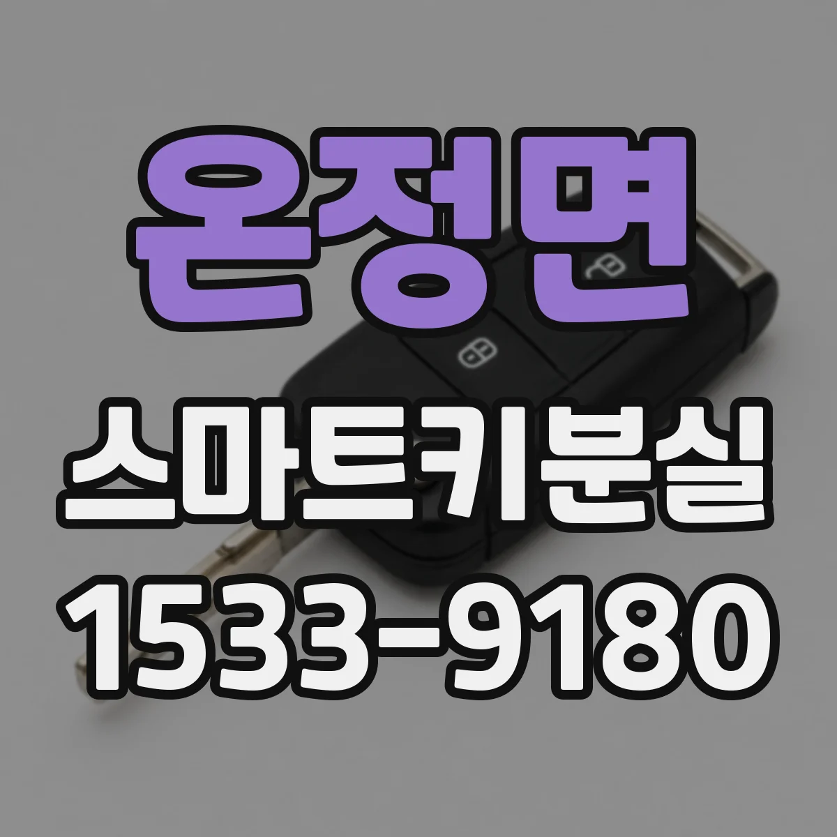 온정면 스마트키분실