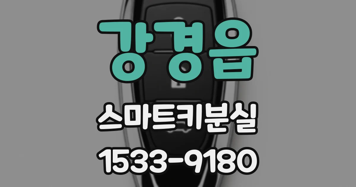 강경읍 스마트키분실