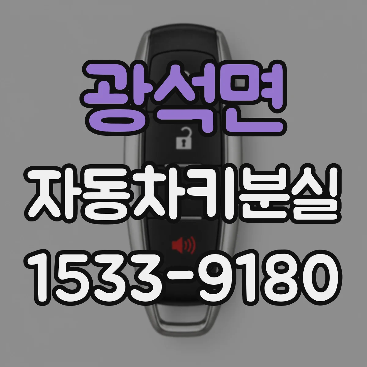 광석면 자동차키분실
