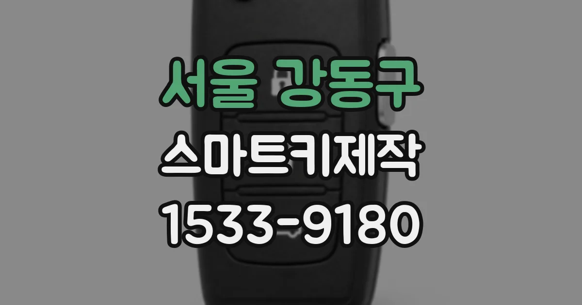 서울 강동구 스마트키제작