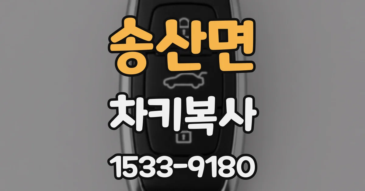 송산면 차키복사