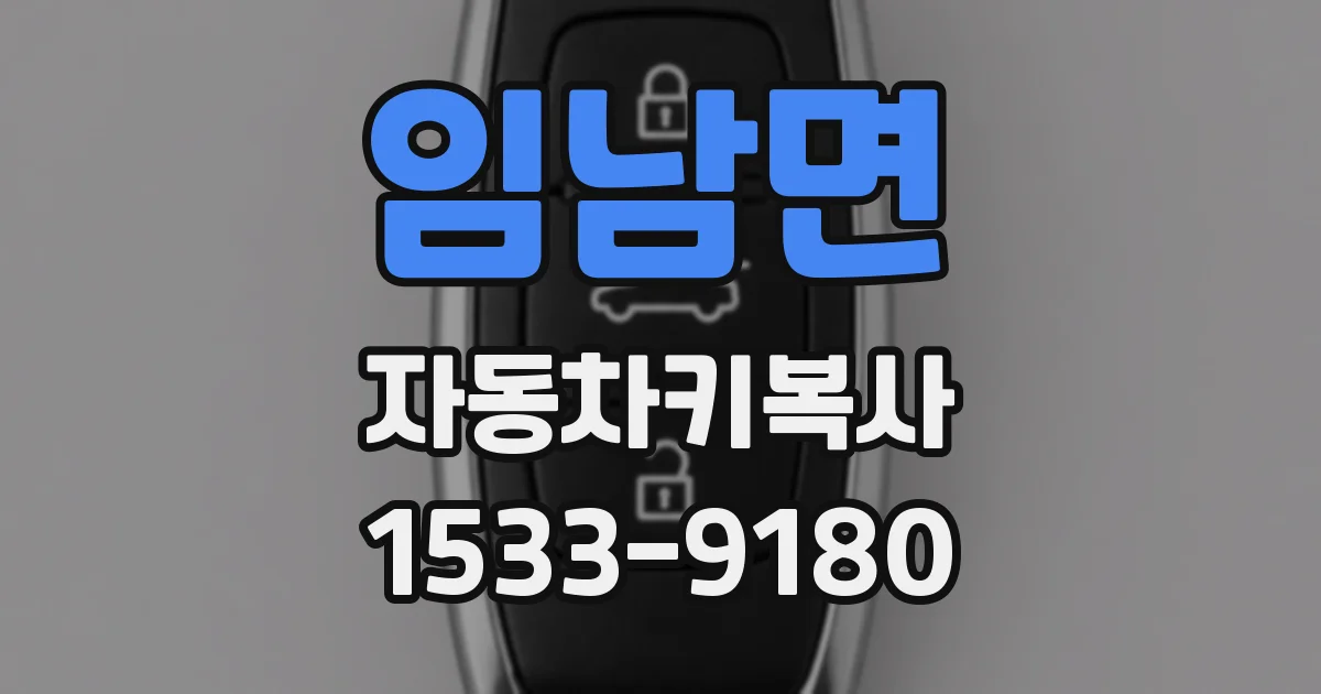 임남면 자동차키복사