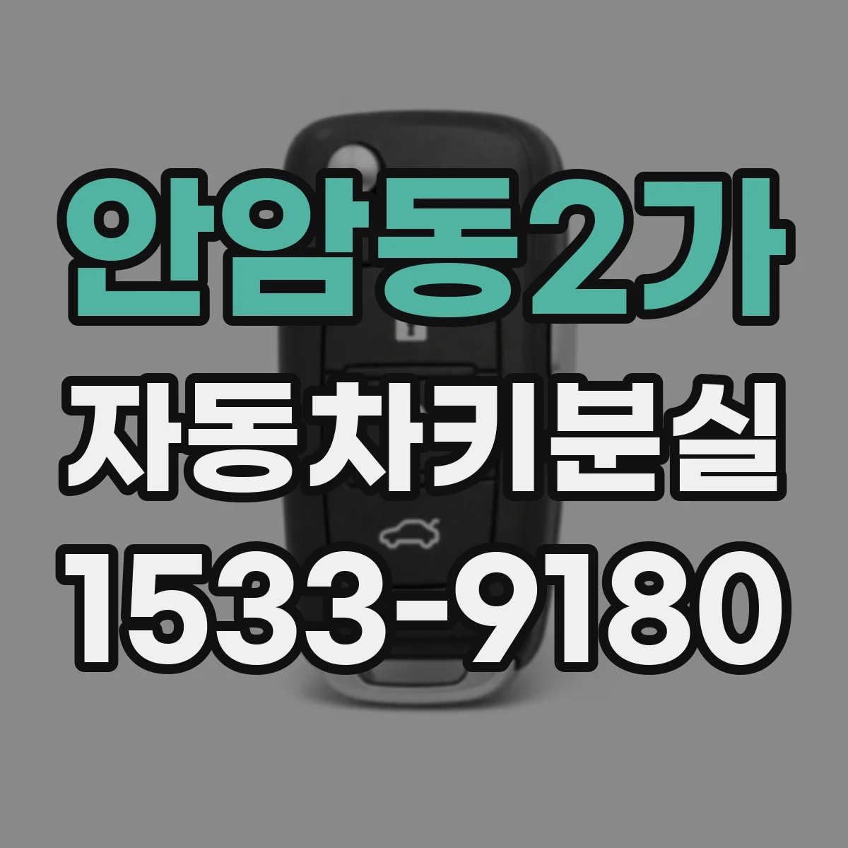 안암동2가 자동차키분실