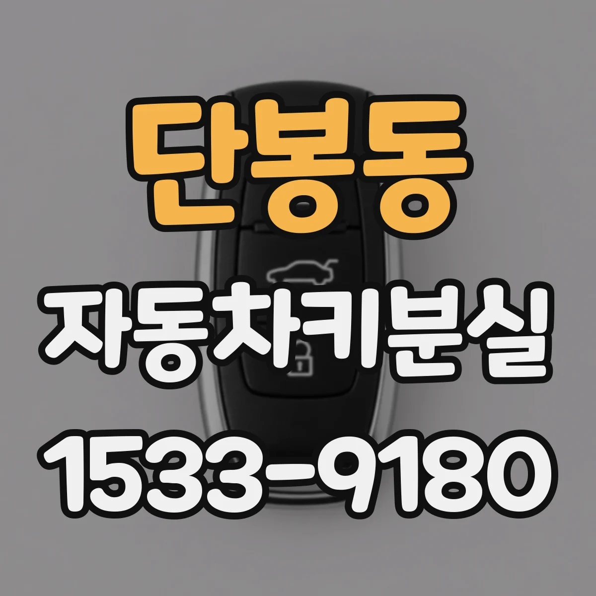단봉동 자동차키분실
