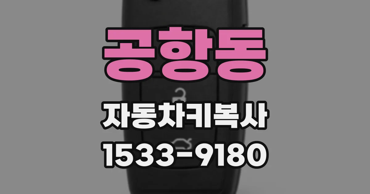 공항동 자동차키복사