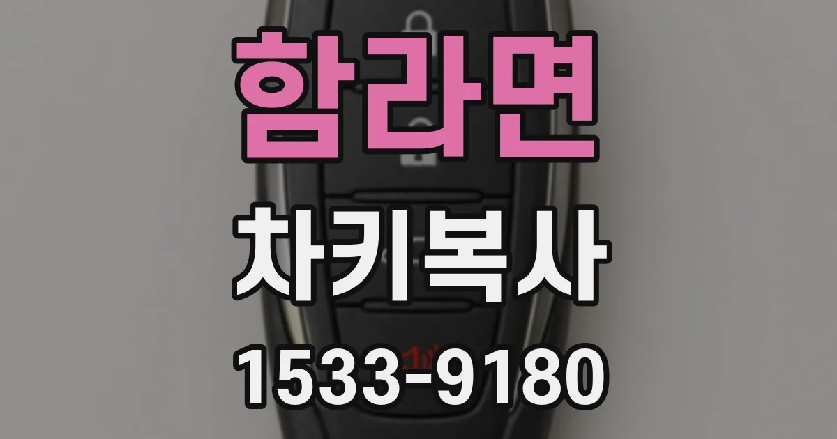 함라면 차키복사