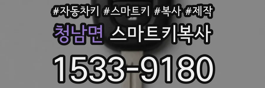청남면 스마트키복사