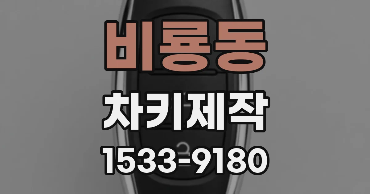 비룡동 차키제작